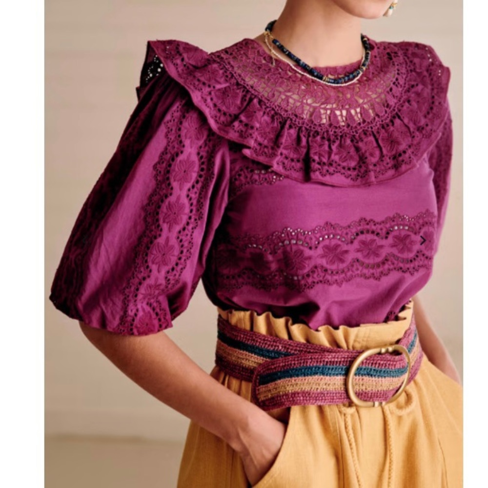 🌿|NWT| Sezane Elsa Blouse - Picture 3 of 11